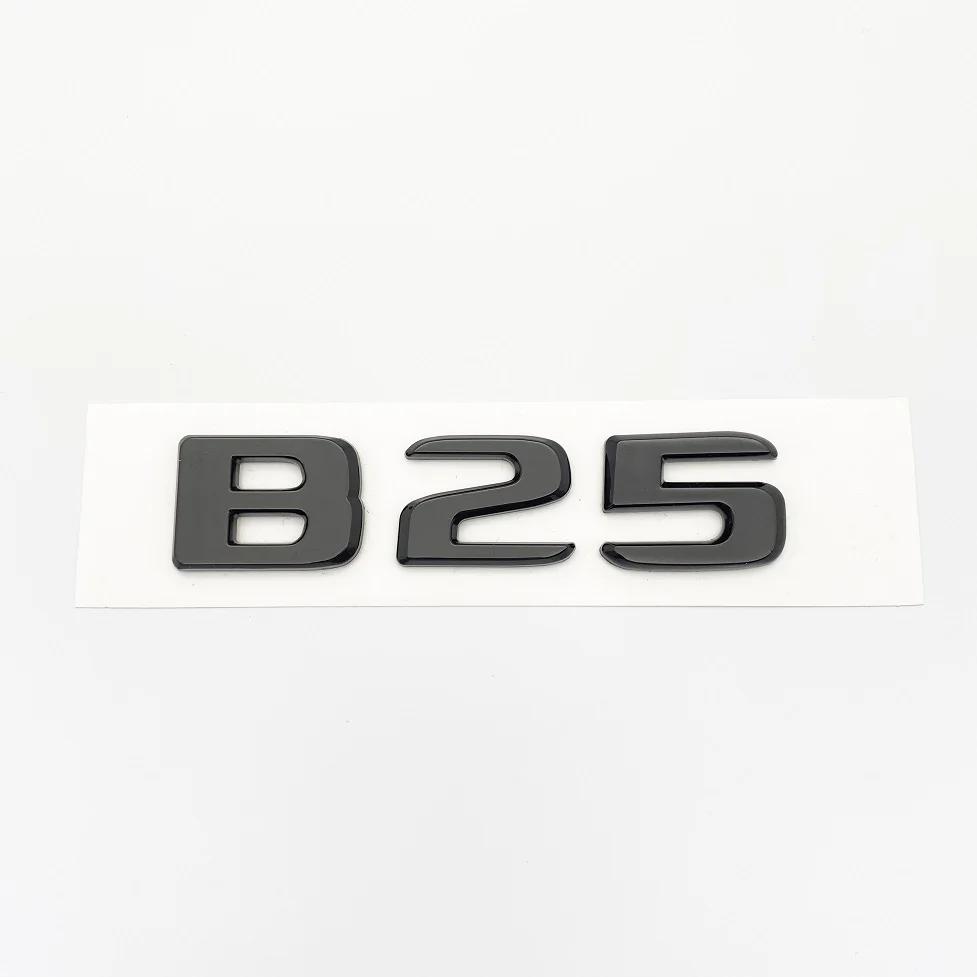 Glossy Black Letters B25 30E 900 850 800 700 ABS Emblem for Mercedes Benz Brabus E W212 W213 Car Trunk Badge Logo Sticker OG7