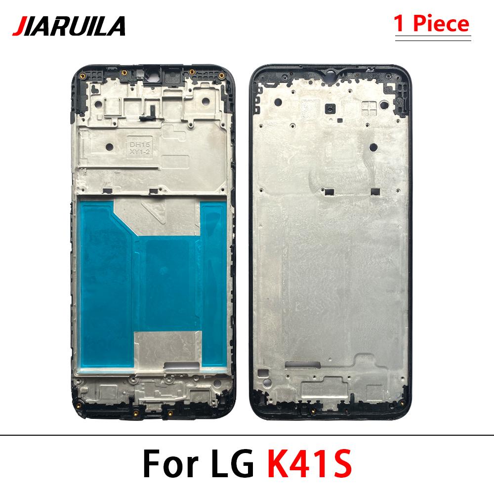 Housing Middle Frame LCD Bezel Plate Panel Chassis For LG K40S K41S K50S K52 Front Frame Housing Bezel Repair