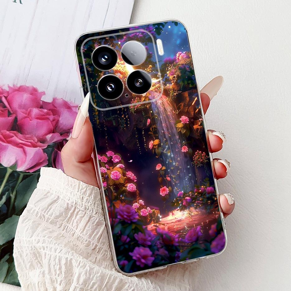 For Xiaomi Mi 15 Pro 5G Case New Luxury Painted Cover Soft Silicone Phone Case For Xiaomi 15 Pro Mi15 5G Back Cover Fundas Coque