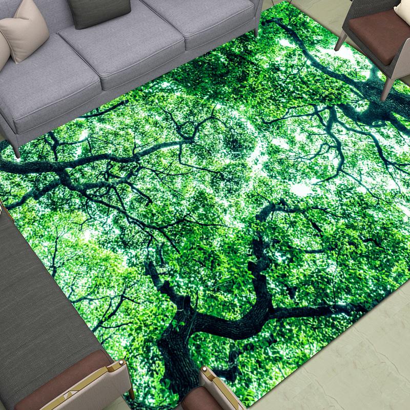 Forest Mountain River Landscape Carpets Bathroom Entrance Mat Kitchen Floor Living Room Corridor Rugs Home Decor Carpet
