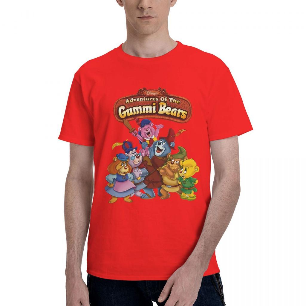 Gummi Cartoon 100 Cotton Casual Breathable Confortable Man Mens Clothing Brands Funny Shirt