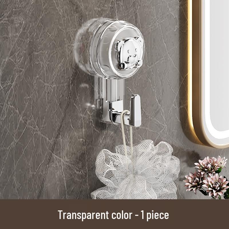 Strong Rotating Suction Cup Hook – No-Drill, Mark-Free Adhesive for Bathroom, Kitchen, or Door Towel Hanging