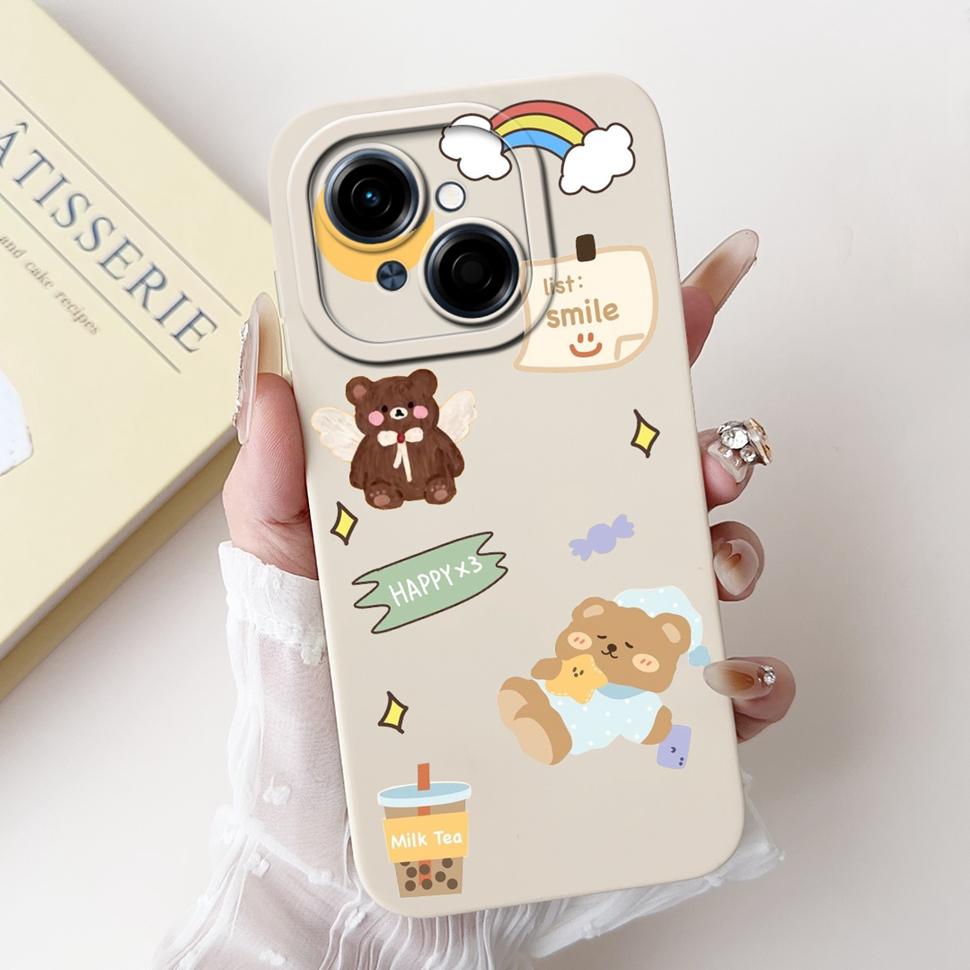 For Tecno Spark Go 1 Case Go1 Cute Cartoon Cover Soft Silicone Fundas Phone Case For Tecno SparkGo Spark Go 2025 Back Cover Capa