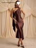 Summer European & American Style Backless Evening Gown - Fashionable & Sexy Women's Long Dress