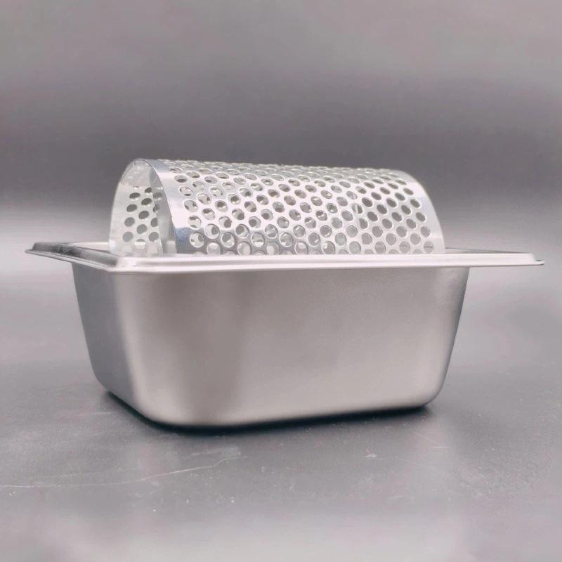 

304 Stainless Steel Butter Roller with Feet for Hamburger Shops - FCM Certified
