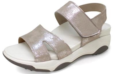 RE3001 Wedge Sandalen voor met Verstelbare Achterkant Gemakkelijk Gemaakt in cm 3E [Regetta] Vrouwen, Klittenband, Riem, Riem, Dragen, Vermoeidheidsbestendig, Antislip, Japan,