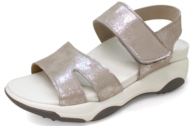 

RE3001 Босоножки на танкетке с регулируемым задником, легко изготавливаются в см 3E [Regetta] для женщин, на липучке, с ремнем, с ремнем, износостойкие, устойчивые к усталости, нескользящие, Япония,