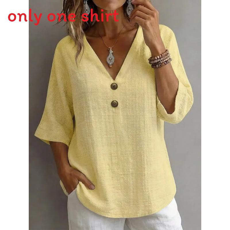 Geometric Pattern Womens Casual T Shirt With V Neck And Short Sleeves For Summer Wear