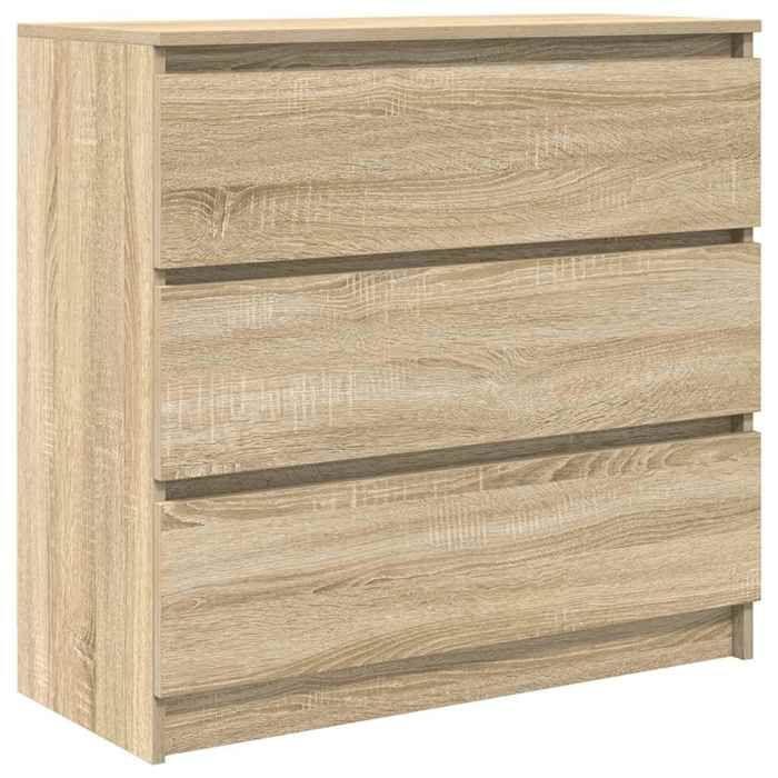 VidaXL Buffet Sonoma Oak 80x35x76 Cm Engineered Wood, Storage Furniture, Kitchen Storage Furniture, Furniture of 861735