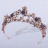 Beautifully Crafted Crystal Crowns Crystal Diadems with Flower and Leaves for Birthdays and Evening Parties