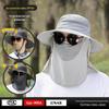 Men's Wide Brim UV Protection Sun Hat for Summer Outdoor Activities