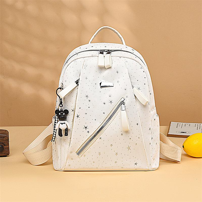 Star Backpack Women's Lightweight Oxford Backpack Student Schoolbag
