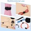 New Adjustable Hook And Loop Straps Free Cut Length With 25 Buckles Fastening Straps Black Sewing DIY