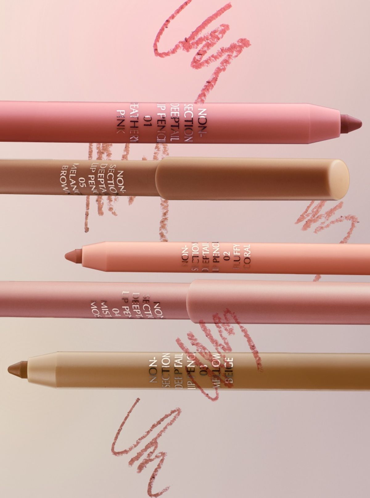 [2 SET] Non-Section Deep Tail Lip Pencil (Select 2)