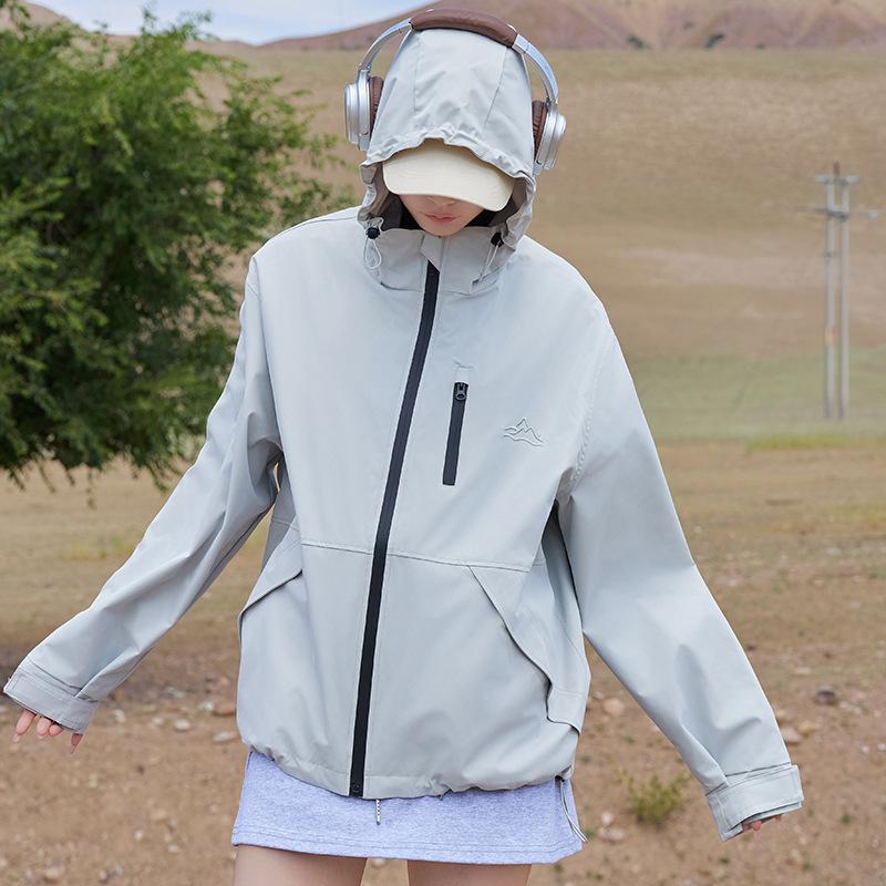 Tooling jacket women's short jacket jacket autumn and winter new three-proof fabric outdoor mountaineering suit couple's clothing