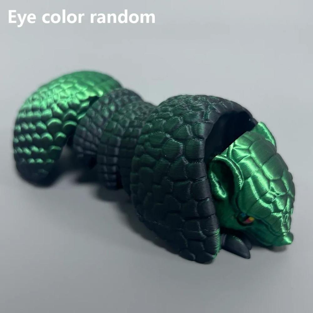 3D Printed Pangolin Statue, Fidget Action Figures for Home Office Desk Decor, Flexible 3D Printed Animal, 32Cm/12.6In,16Cm/6.3In