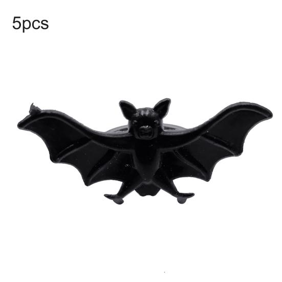 Plastic Spider/Bat Women Finger Ring Halloween Christmas Birthday Party Decor