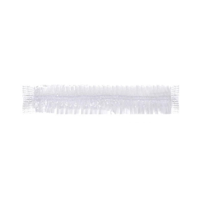 100Pcs Clear Disposable Shower Caps PE Waterproof Hair Caps for Hair Dye, Spa & Bathing  Kitchen Bathroom Accessories