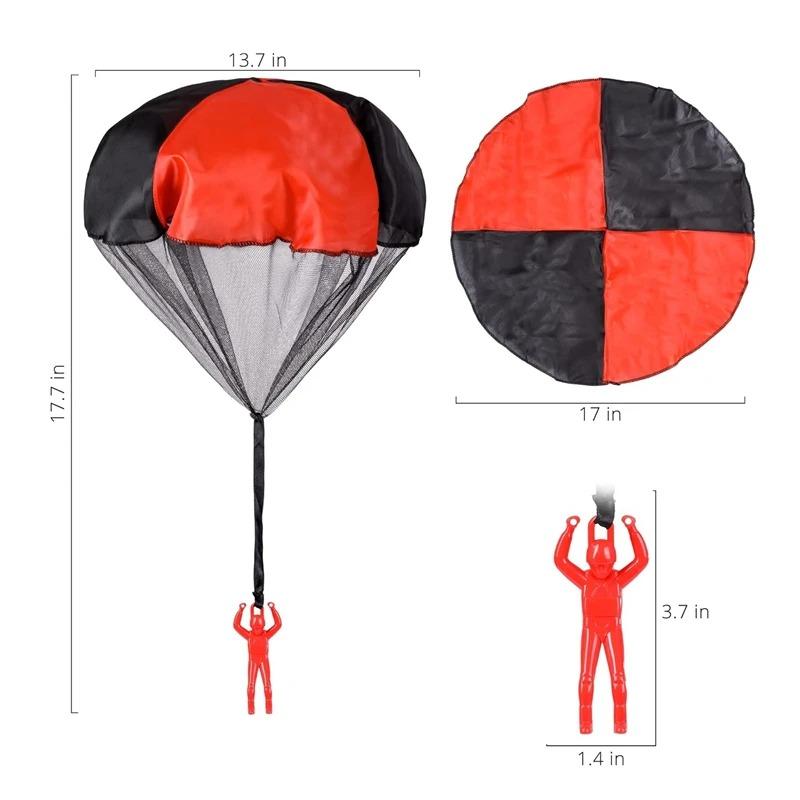Fallschirmspielzeug für Kinder Verwicklungsfrei Outdoor Fliegende Fallschirmspringer Außenspielzeug Osterkorbfüller Idee Einzigartiges Jungen-Mädchen-Geschenk
