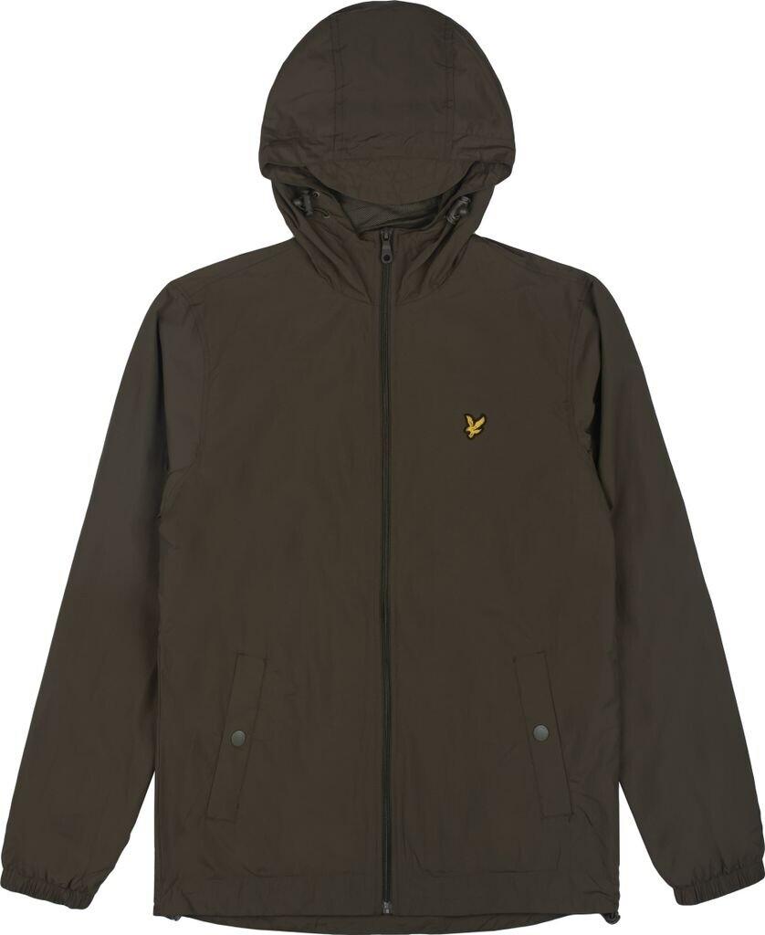 Veste demi-saison à capuche zippée Lyle & Scott (JK464V) olive