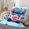 1pc Cute Stitch Printing Blanket - Soft, All-Season Throw for Living Room, Bedroom,Personalized Gift with Adorable Cartoon Design