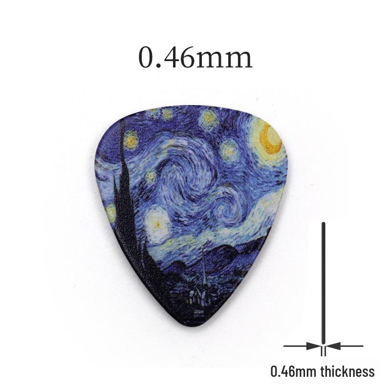 

Медиаторы звездного неба: Акустическая и Электрическая, 0,46/0,71/0,96 мм Guitar Pick