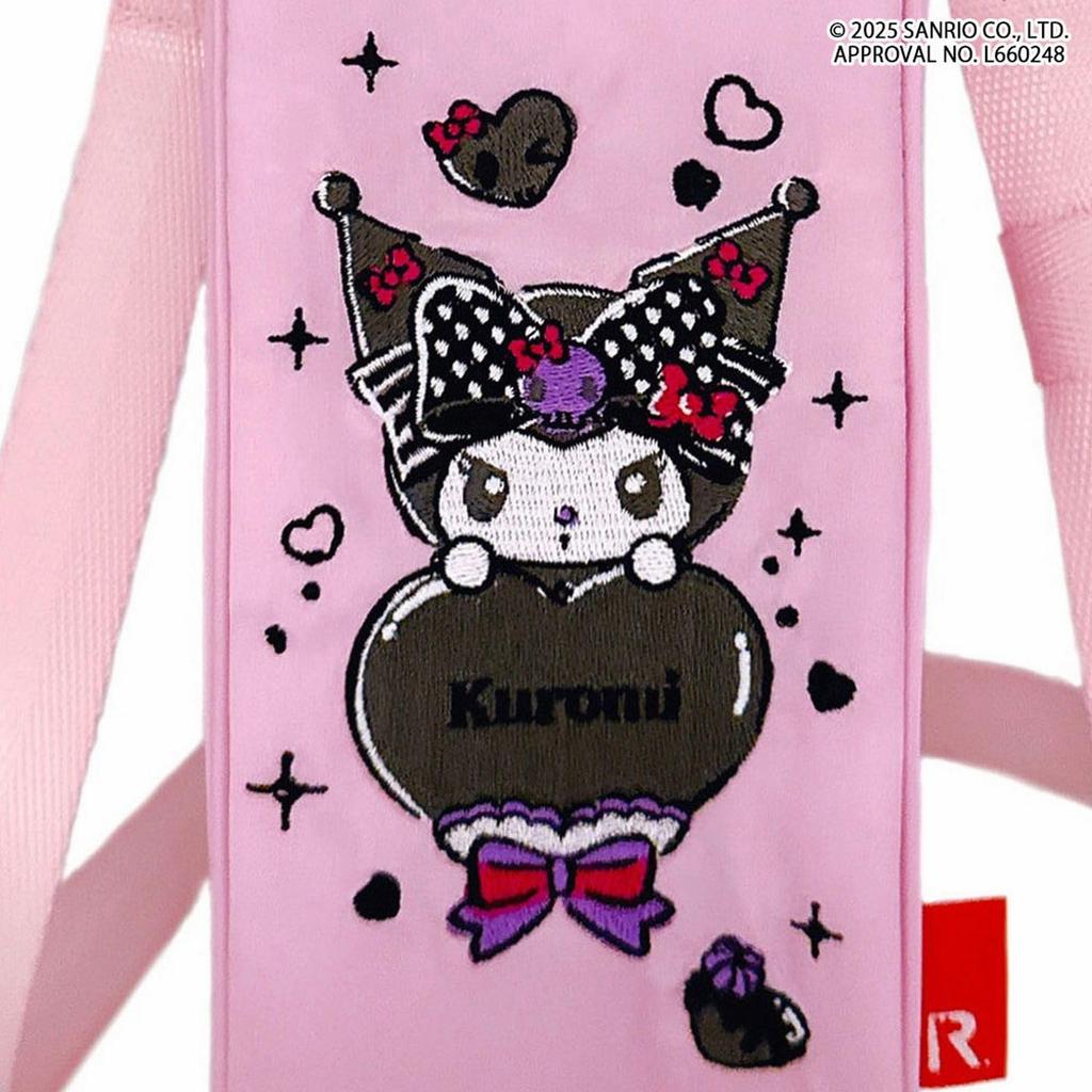 Tote Bag for Sanrio Bottle Simple Cooler Thermo Keeper 8488 [Rootote] Women, Holder, Tote, Cross-body, IP. Bottle. MM&KU-A (02 Kuromi)
