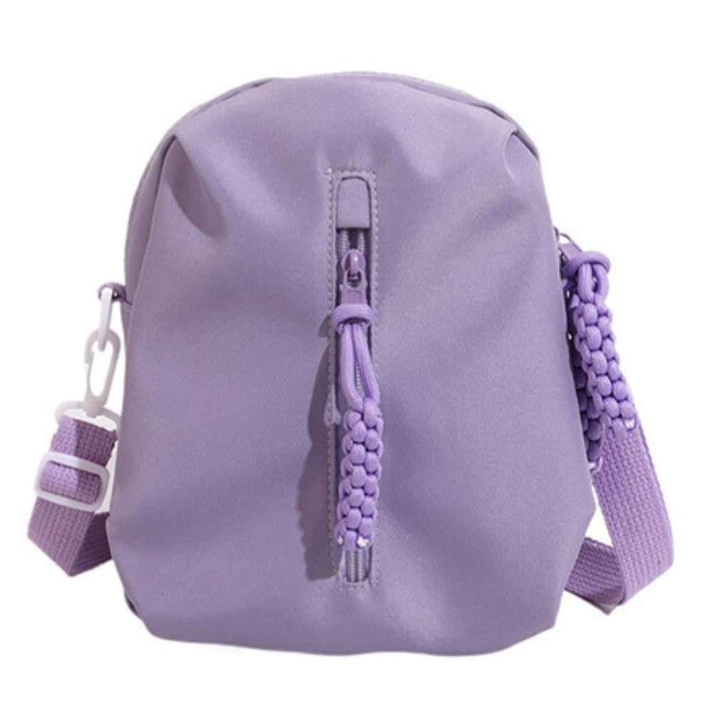 [ideastore] Односторонний прозрачный наплечный рюкзак, Милый для женщин (фиолетовый)