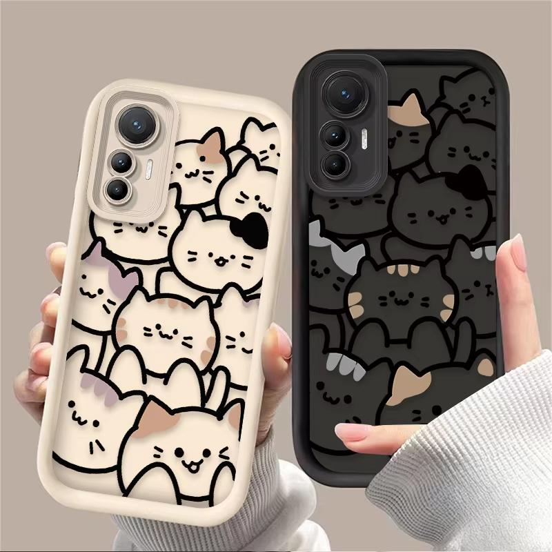 Cartoon Animal Cute Cat Pattern Phone Case For Xiaomi Mi Poco X6Pro X6 X7 X5 Pro Mi Poco F7 F6 F5 Pro Soft Silicone Cover