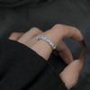 1PC Zircon Ring Luxury Personality Women Simple Fashion Full Oval Zircon Rings Wedding Party Jewelry Gifts