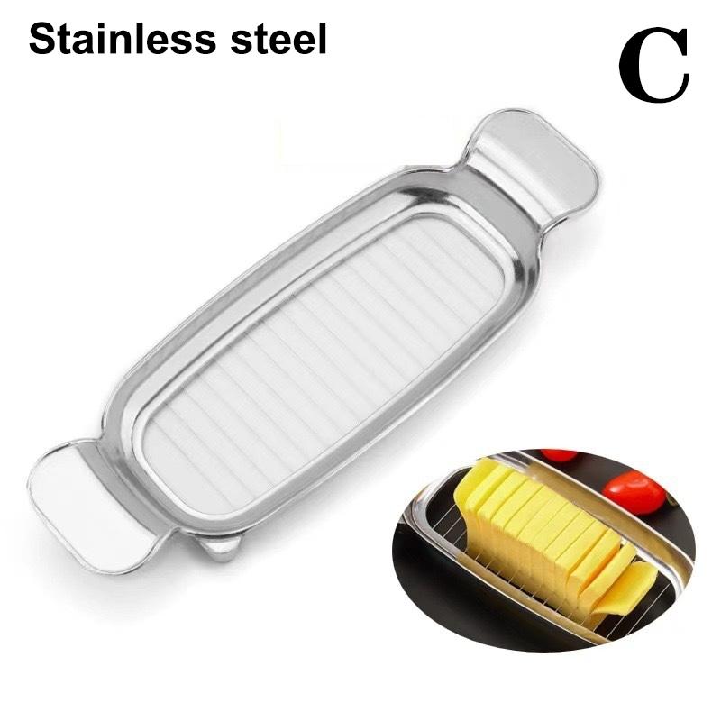 1Pcs Butter And Cheese Slicer Stainless Steel Multipurpose Cheese Slicer Food Cutter Butter Slicer Cutter Cheese Slicer Durable
