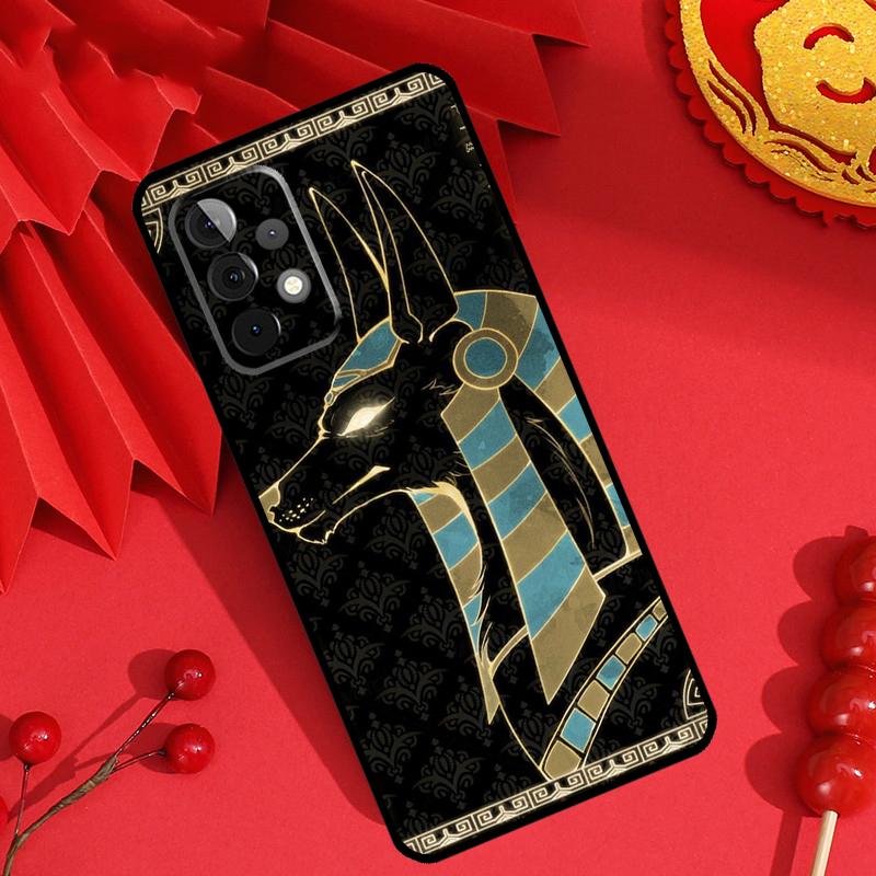 Egypt Nefertiti Anubis Ankh Case For Samsung Galaxy M34 M54 M32 M52 M15 M11 M12 M13 M14 M06 M16 M36 M56 M31 M53 M35 M55