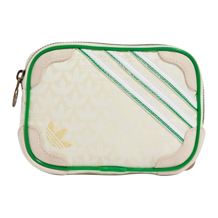 

Новые сумки кросс-боди Adidas Originals цвета слоновой кости и зеленый IS3007 15.5*3.6*10.9CM