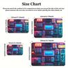 Colorful Tech-Themed Rug – Retro Gaming & Electronics Design, Modern Indoor Floor Mat for Living Room & Bedroom