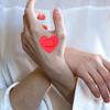 20/50pcs Red Heart-Shaped Bandages -Valentine's Day Wound Care Stickers, Flexible Colorful Cute Adhesive Bandages, Romantic Gift