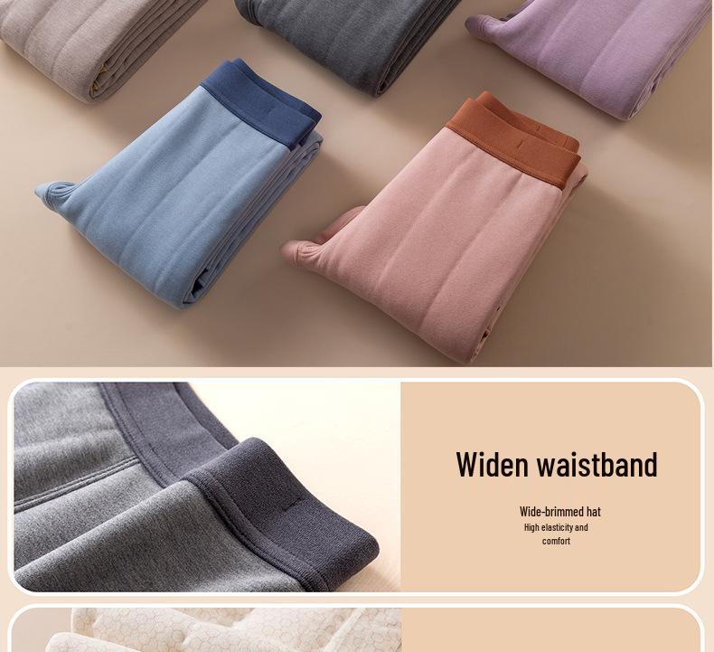 Children's Thickened Velvet School Uniform Pants: Double-Sided Fleece Autumn/Winter Leggings