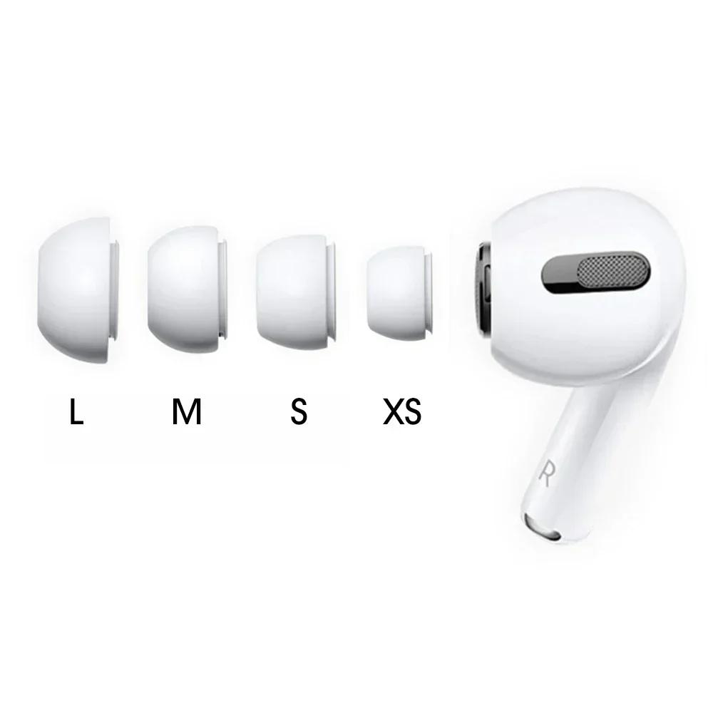 Premium Weiche Silikon-Ohrstöpsel Geeignet für Apple Airpods Pro 1. 2. Ultra-Komfort Anti-Rutsch Ersatz-Ohrstöpsel XS/S/M/L