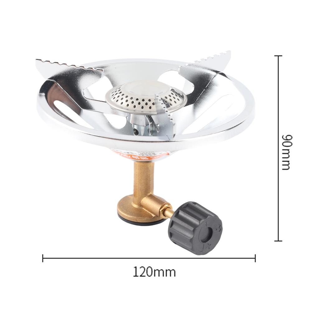 Outdoor Camping Stove Backpacking Gases Stove Burner with Windproof Design for Outdoor Cooking Camping Picnic Hiking