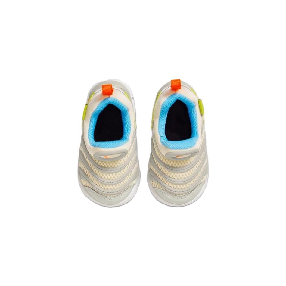 Nike Dynamo Free TD Synthetic Leather Comfortable Versatile Non-Slip Low-Top Shoes Baby Shoes Gray Green FN3693-180