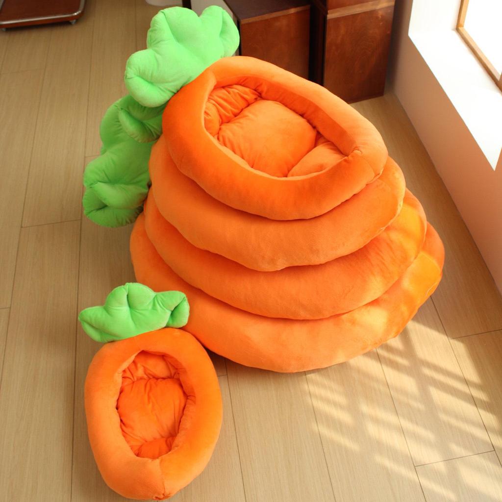 Washable Cartoon Banana Pet Bed for Dogs & Cats - Four Seasons Use