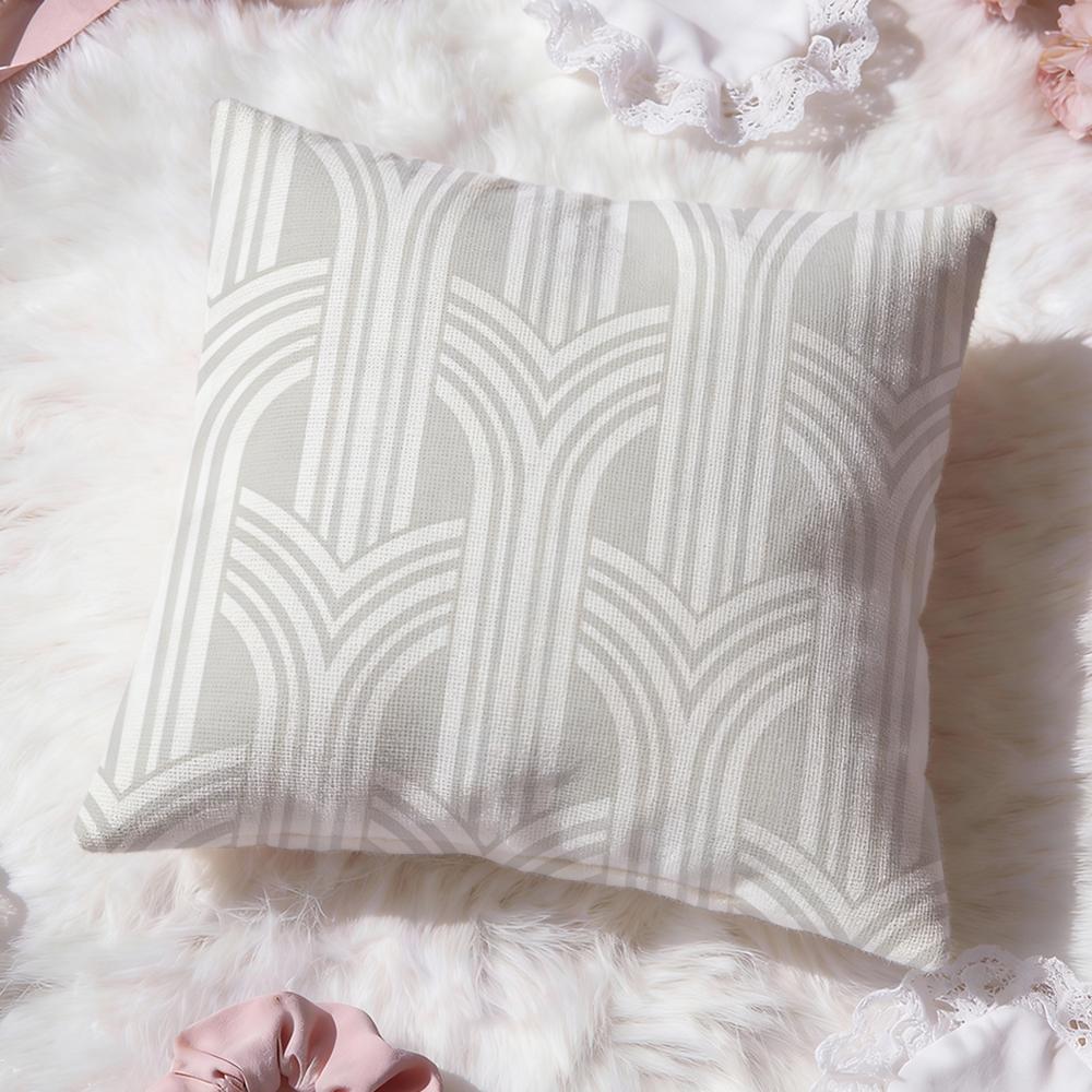 Woven Patterns Cushion Cover Premium Comfort Reversible Pillow Cove Two in One Design for Any Room  Car Interior 30X30cm