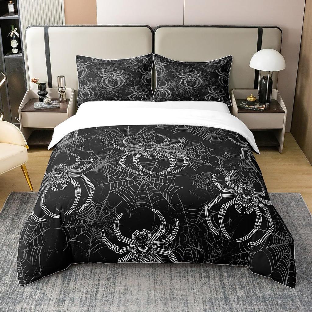 Spider 3D Digital Printing Quilt Cover Three-Piece Home Textile Duvet Cover Bedding