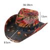 Vintage Cowgirl Jazz Hat New Straw Western Cowboy Hat Spring Summer Panama Beach Sun Hats Sombrero Hombre