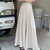 High Waisted Women's Harem Pants Oversized Palazzo Pleated Culottes Leisure Wide Leg Pants  Girl