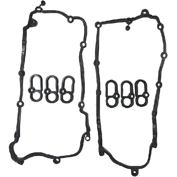 Engine Valve Cover Gasket Set Fits for Jaguar F-Type XF XJ for Land Rover Discovery Range Rover LR4 3.0L LR011220, LR014345, LR089050, LR041869