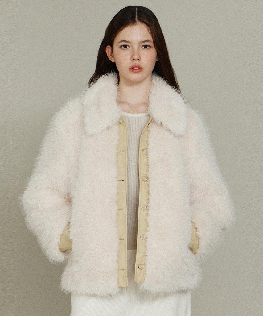 Itov Seoul Button Fur Jacket Iv