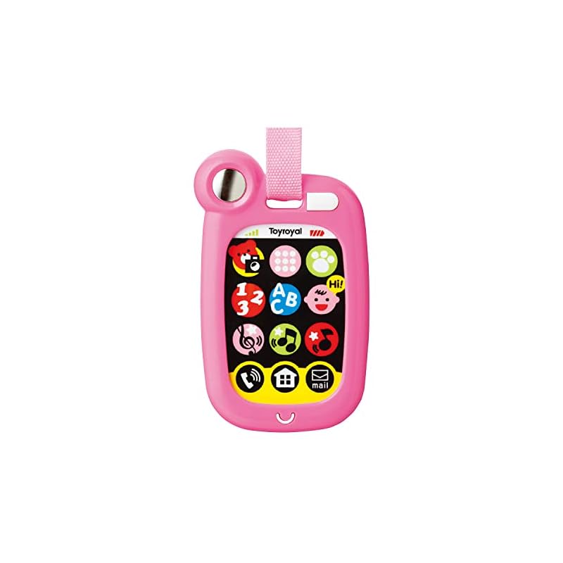 Toy Royal On-the-Go Smartphone (Pink) Baby Smartphone (Sound and Light Toy) Portable Educational Toy for Boys and Girls