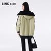 Jinyujie Women's Urban Hooded Mid-Length Down Jacket