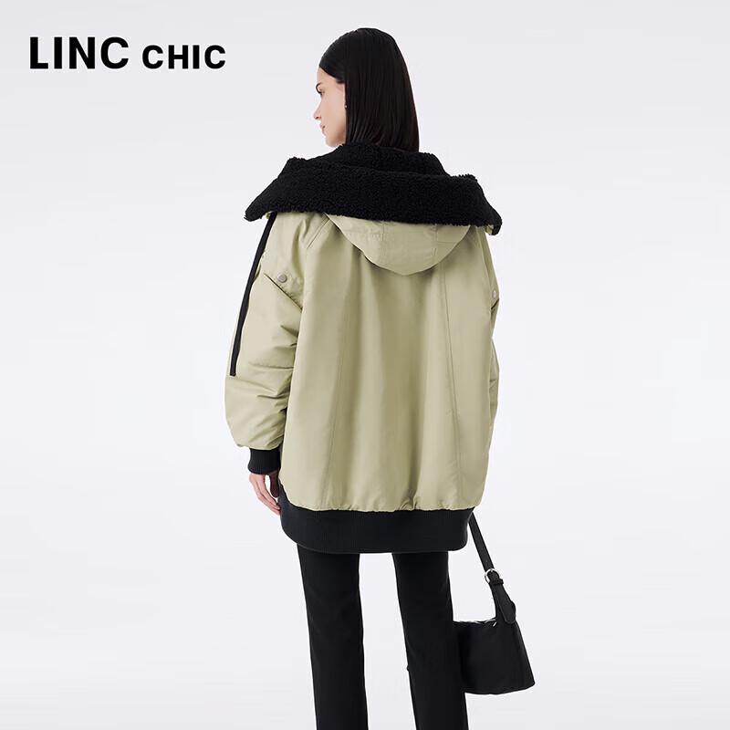 Jinyujie Women's Urban Hooded Mid-Length Down Jacket