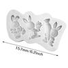 3D Three-dimensional Easter with Pattern Dinosaur Chocolate 